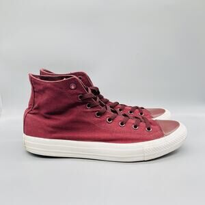 Converse Shoes Mens 13 Red Canvas Chuck Taylor All Star 2 High Sneakers Comfort